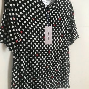 NWT popsugar shirt women’s Small